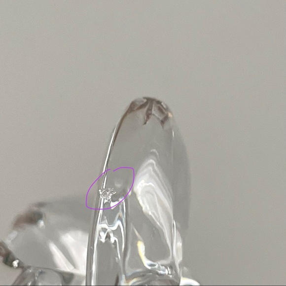 Vintage Angel With Harp Figurine by Baccarat - Picture 6 of 6